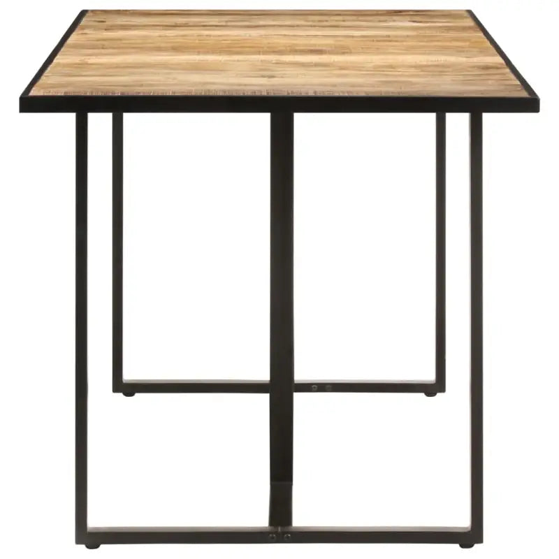 Industriële eettafel van massief mangohout voor een robuuste look - Eettafels