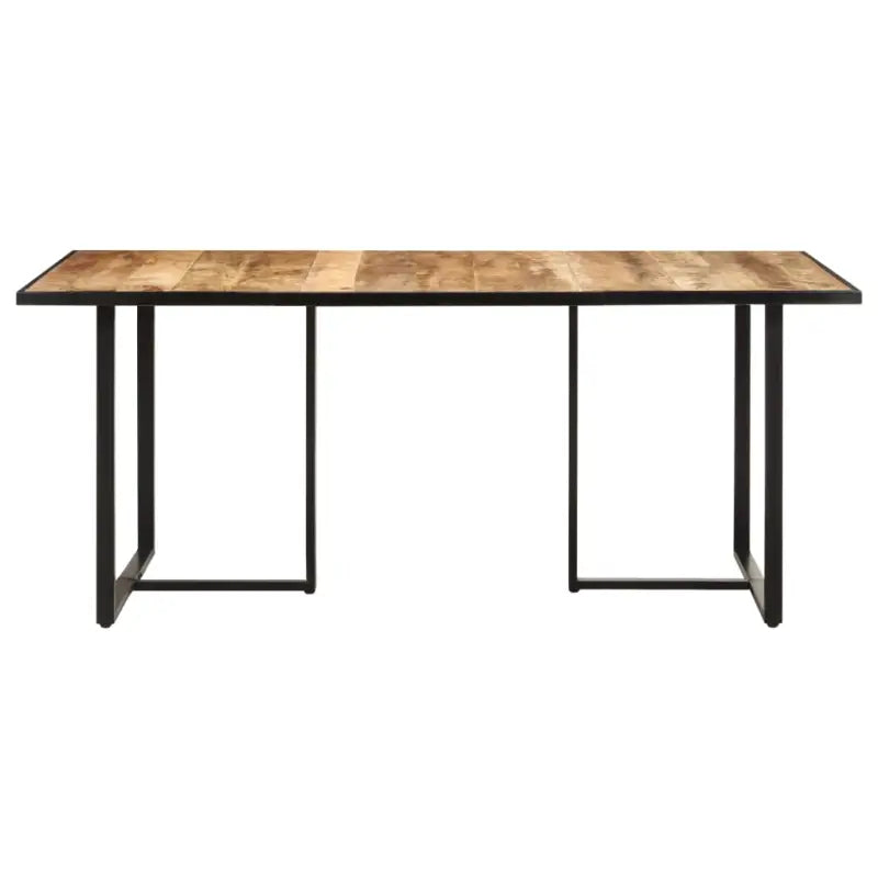 Industriële eettafel van massief mangohout voor een robuuste look - Eettafels