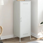 Industriële hoge kast voor woon- en slaapkamer interieur - Wit / 1 - Dressoirs & buffetkasten
