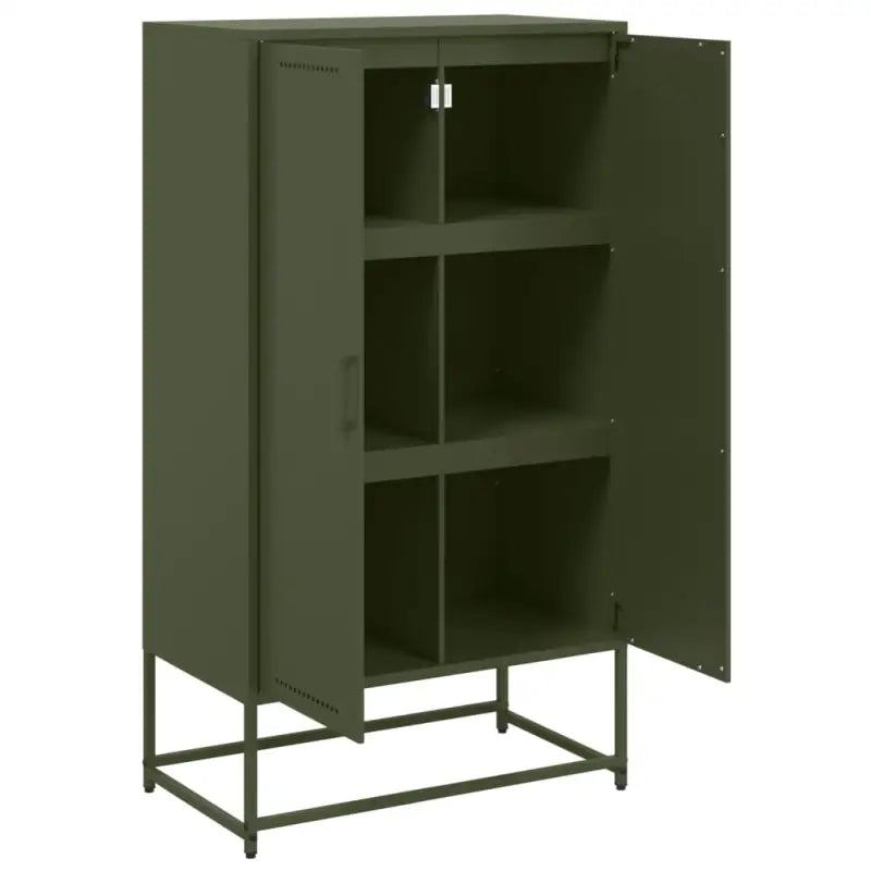 Industriële hoge kast voor woonkamer en slaapkamer van robuust staal - Dressoirs & buffetkasten