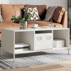Industriële salontafel met koudgewalst staal en verstelbare schroefpoten - Wit / 1 - Salontafels