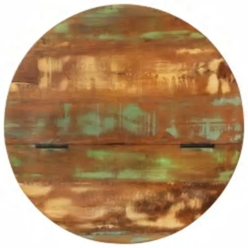 Industriële salontafel van massief gerecycled hout met unieke onderkant - Salontafels