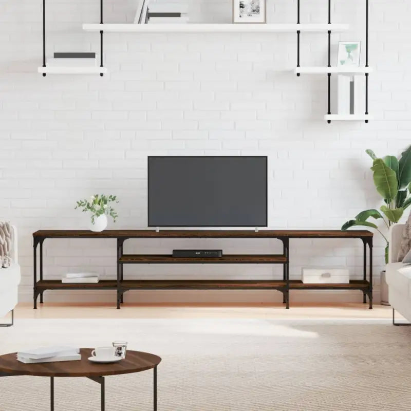 Industriële Tv-meubel met bewerkt hout voor een stevige uitstraling - Tv-meubels