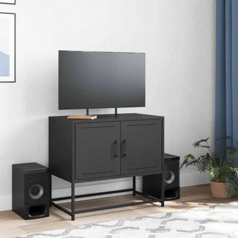 Industriële Tv-meubel met Stijl en Duurzaam Staal - Tv-meubels