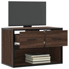 Industriële TV-Meubel van Bewerkt Hout met Stalen Frame - Tv-meubels