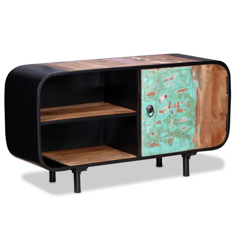 Industriële Tv Meubel van Gerecycled Hout met Vintage Charme - Tv-meubels