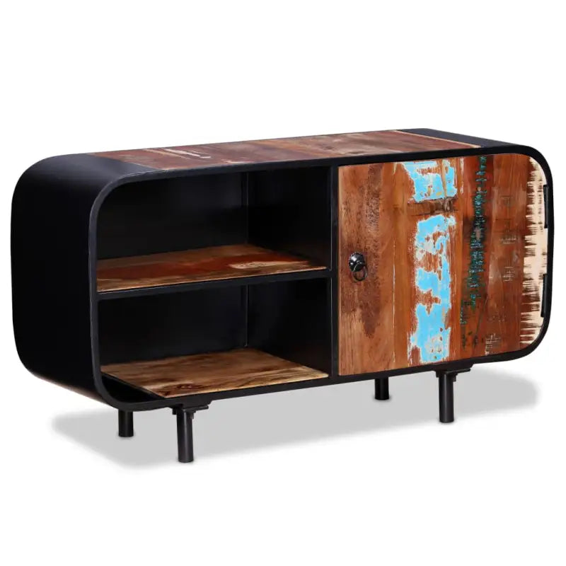Industriële Tv Meubel van Gerecycled Hout met Vintage Charme - Tv-meubels