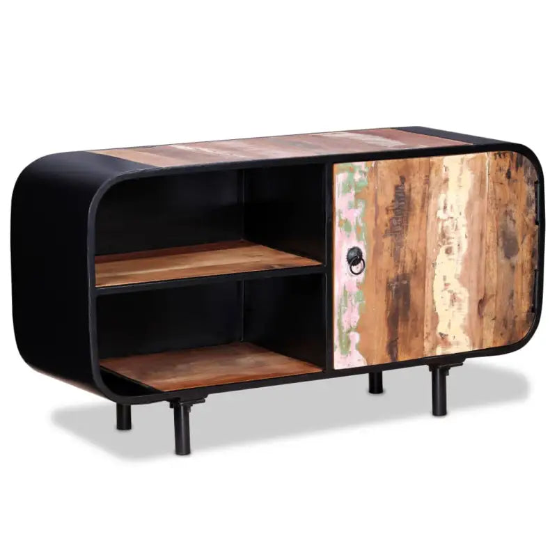 Industriële Tv Meubel van Gerecycled Hout met Vintage Charme - Tv-meubels