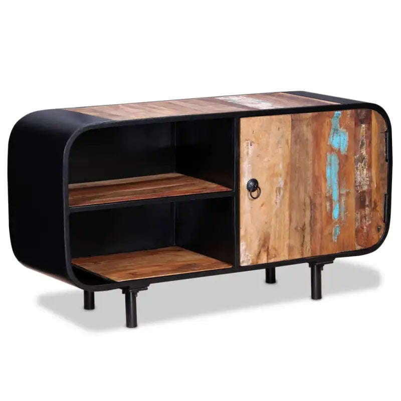 Industriële Tv Meubel van Gerecycled Hout met Vintage Charme - Tv-meubels