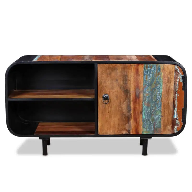 Industriële Tv Meubel van Gerecycled Hout met Vintage Charme - Tv-meubels
