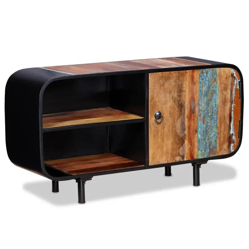 Industriële Tv Meubel van Gerecycled Hout met Vintage Charme - Tv-meubels