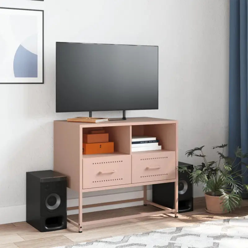 Industriële tv-meubel van robuust staal voor woon en slaapkamer - Tv-meubels