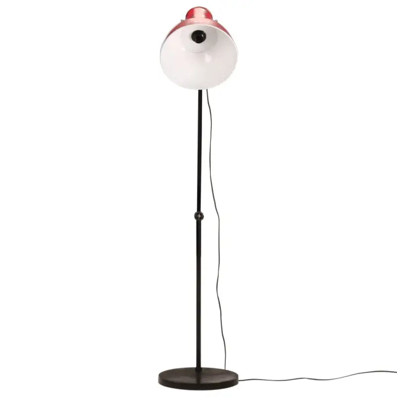 Industriële vloerlamp met E27 fitting in verweerd rood stijl - Lampen
