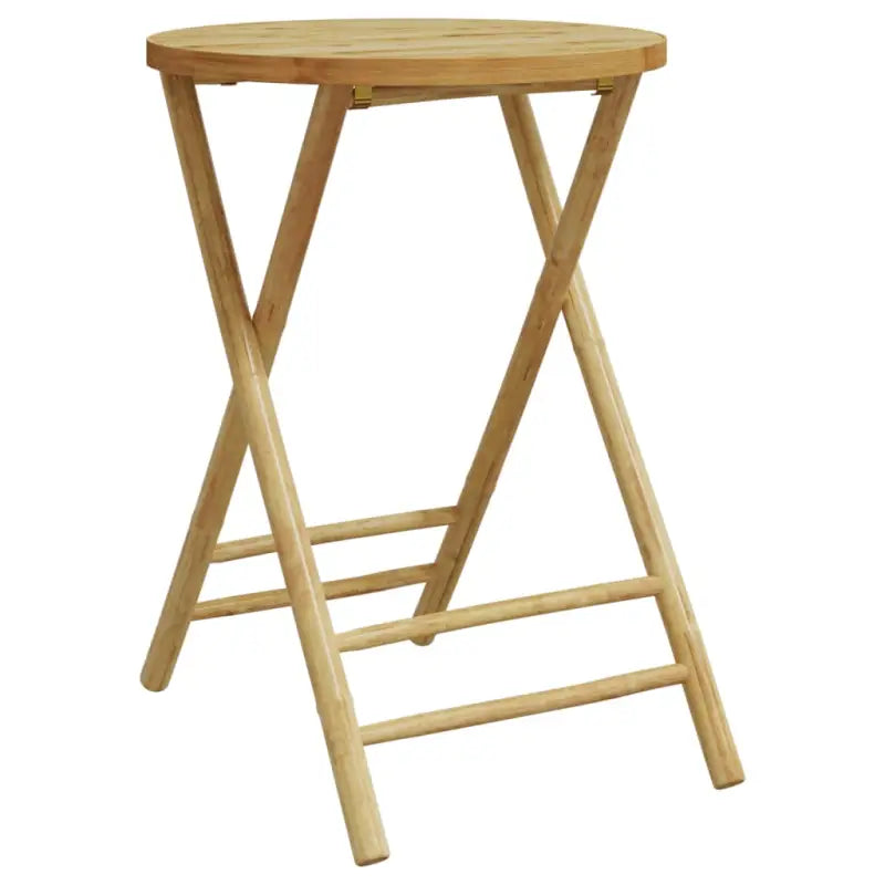Inklapbare bamboe tuintafel voor terrasgebruik - Tuintafels