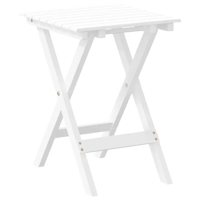 Inklapbare bijzettafel van massief populierenhout voor binnen en buiten - Tuintafels