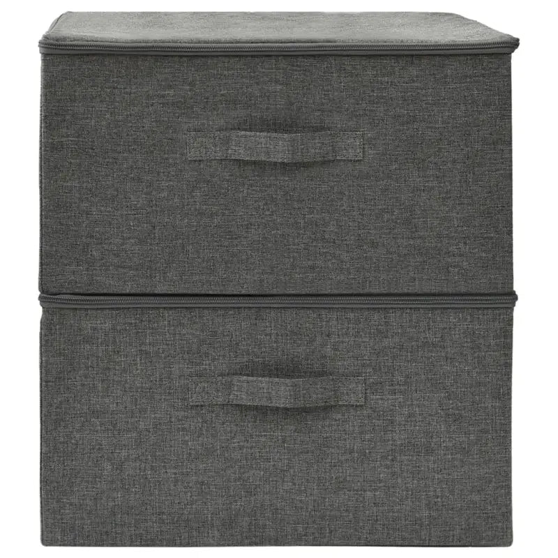 Inklapbare opbergdozen voor praktische en decoratieve opbergruimte - Antraciet / 2 - Opbergdozen