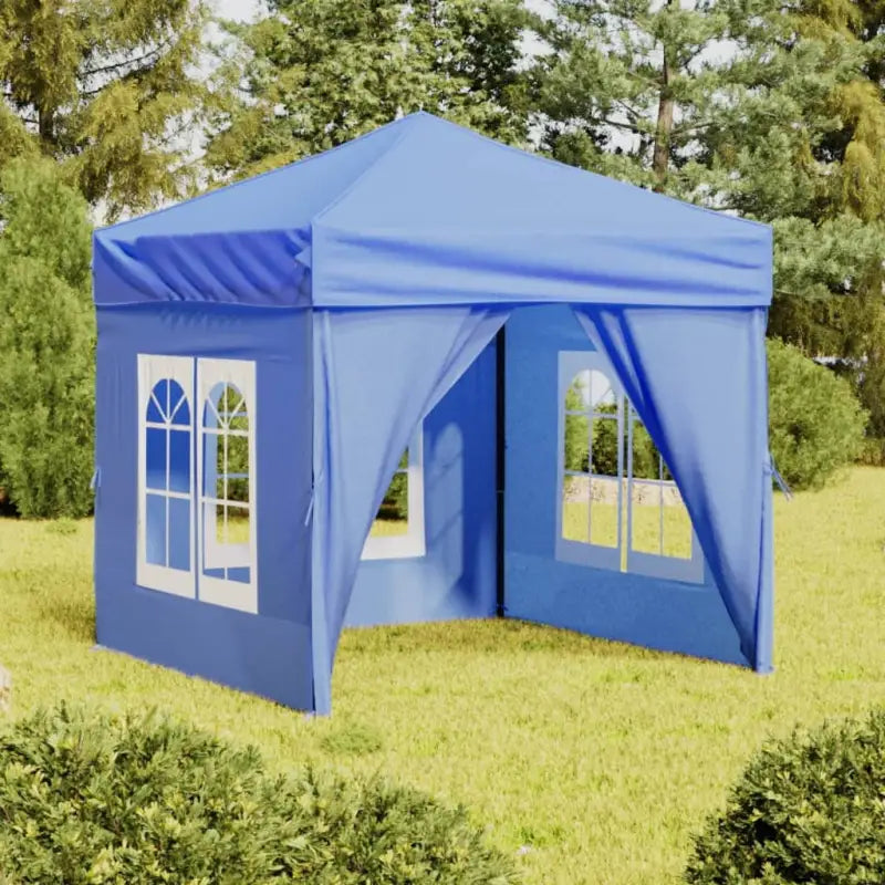 Inklapbare partytent met 210D Oxford stof voor buitenevenementen - Blauw / 2 x 2 m / 1 - Partytenten & prieëlen