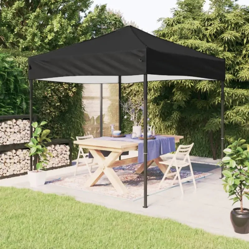Inklapbare Partytent met 210d Oxford stof voor buitenevenementen - Zwart / 2 x 2 m / 1 - Partytenten & prieëlen