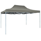 Inklapbare partytent met gepoedercoat staal voor buitenactiviteiten - Antraciet / 1 / Zonder zijwand - Partytenten &
