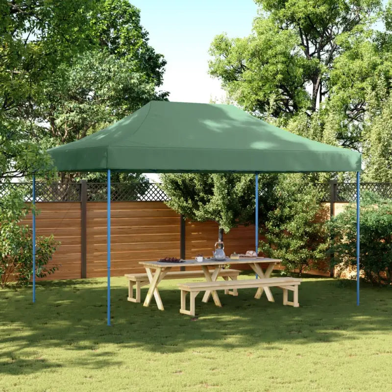 Inklapbare partytent met gepoedercoat staal voor buitenactiviteiten - Groen / 1 / Zonder zijwand - Partytenten &