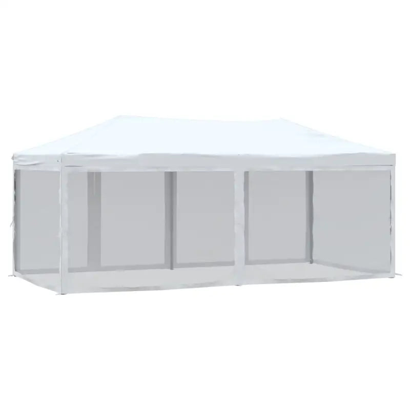 Inklapbare partytent van 210d Oxford stof met zilverkleurige coating - Partytenten & prieëlen
