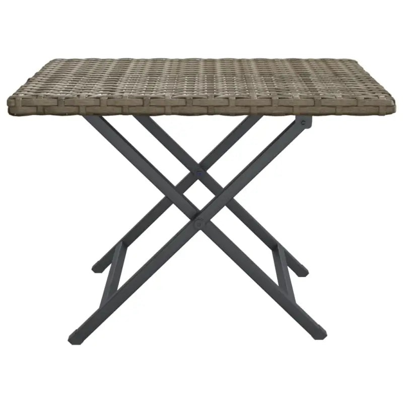 Inklapbare tuinset tafel van poly rattan voor buitengebruik - Tuintafels
