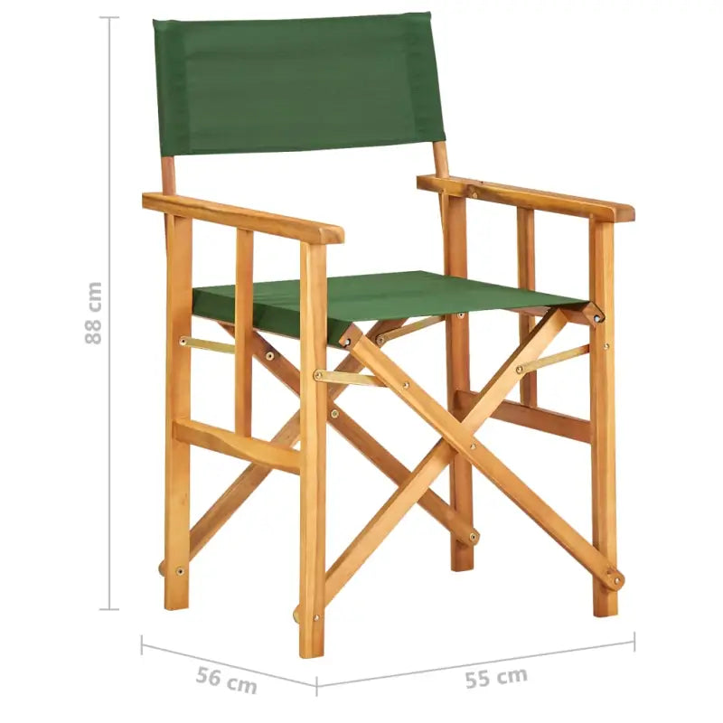 Inklapbare tuinstoel van massief acaciahout met eenvoudige opslag en levering bevat - Tuinstoelen