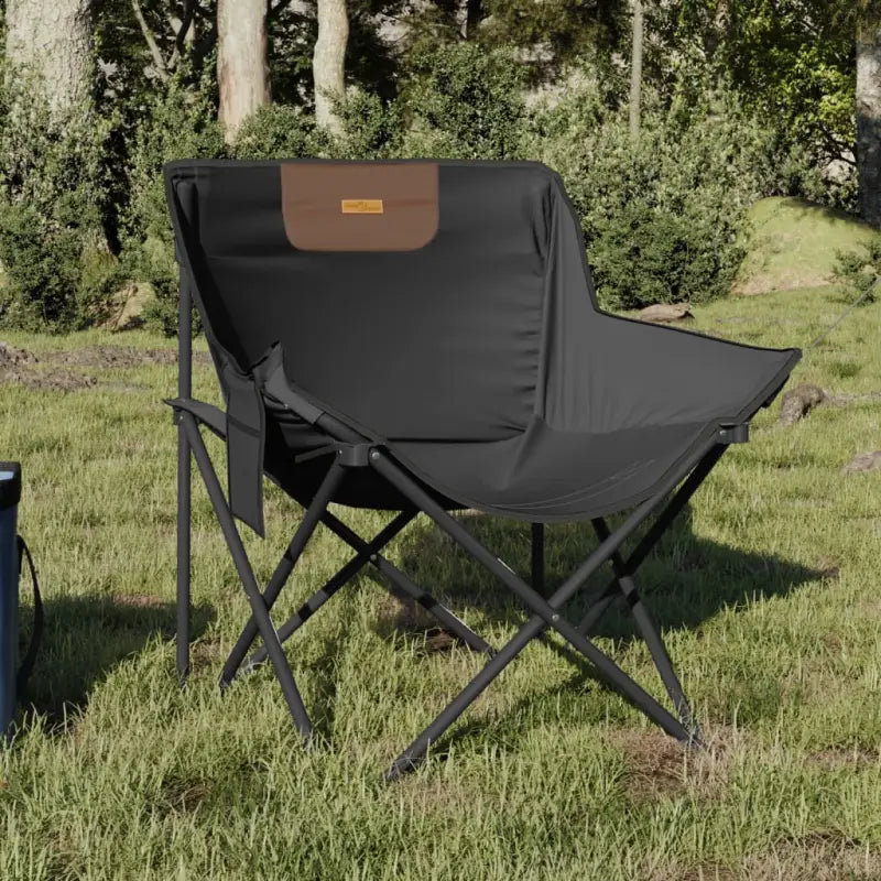 Inklapbare tuinstoelen van 600d polyester voor binnen en buiten - Zwart / 1 - Tuinstoelen