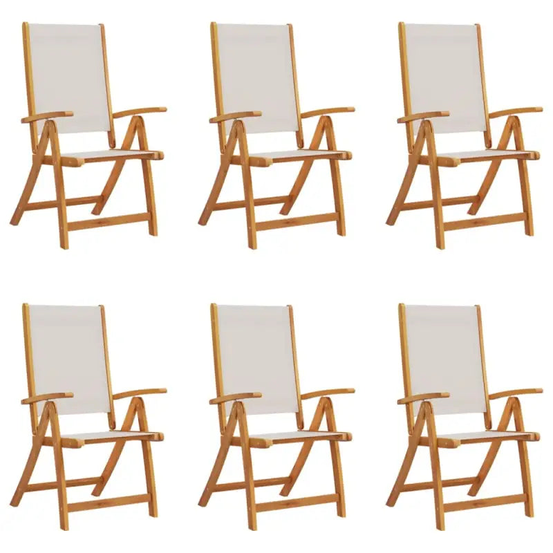 Inklapbare tuinstoelen van massief acaciahout de ideale keuze voor elke tuin - Tuinstoelen