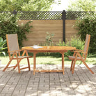 Inklapbare tuinstoelen van massief acaciahout de ideale keuze voor elke tuin - Taupe / 2 - Tuinstoelen