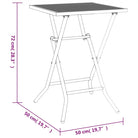 Inklapbare tuintafel met stabiel frame en modern gaas ontwerp - Tuintafels