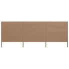 Inklapbare windscherm van nonwoven stof voor bescherming op winderige dagen - Taupe / 400 x 80 cm / 1 - Parasols