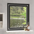 Insectenhor met magnetische functie voor raam en frisse lucht - Wit / 100 x 120 cm - Raamhorren