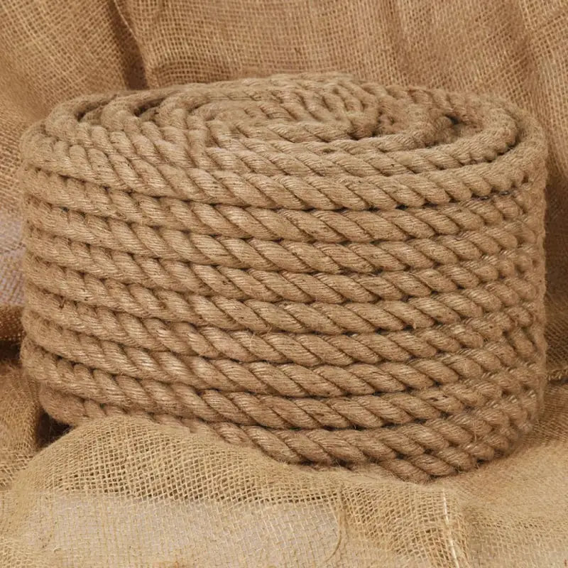 Jute touw voor tuin landbouw en scheepvaart gebruik - 1 / 50 m / 24 mm - Touw