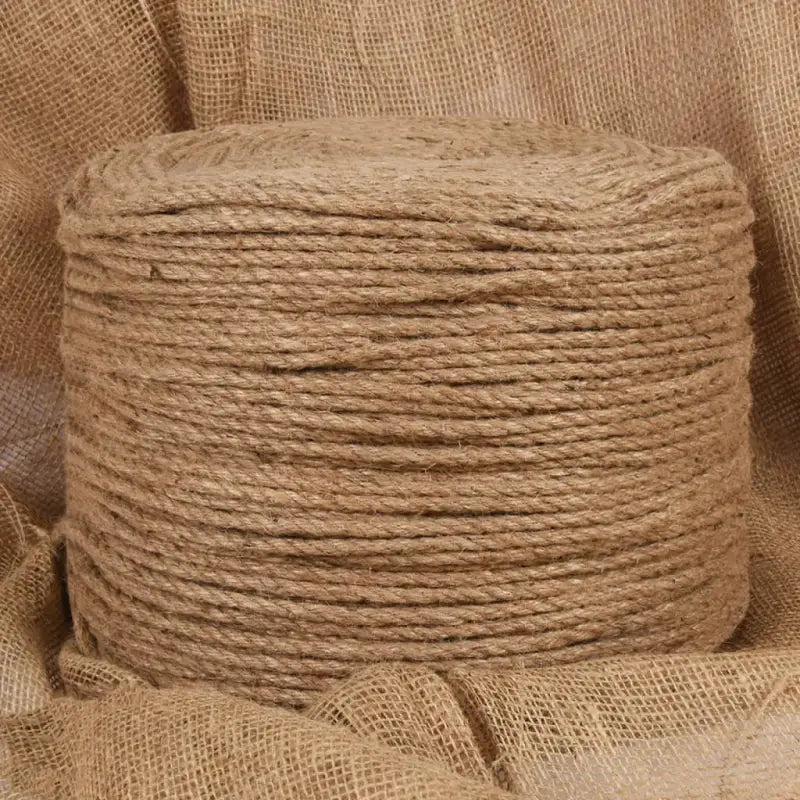 Jute touw voor tuin landbouw en scheepvaart gebruik - 1 / 500 m / 6 mm - Touw
