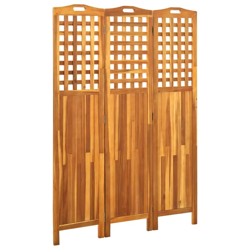 Kamerscherm van massief acaciahout perfect voor zowel binnen als buiten - 121 x 2 x 170 cm - Kamerschermen