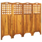 Kamerscherm van massief acaciahout perfect voor zowel binnen als buiten - 161 x 2 x 120 cm - Kamerschermen