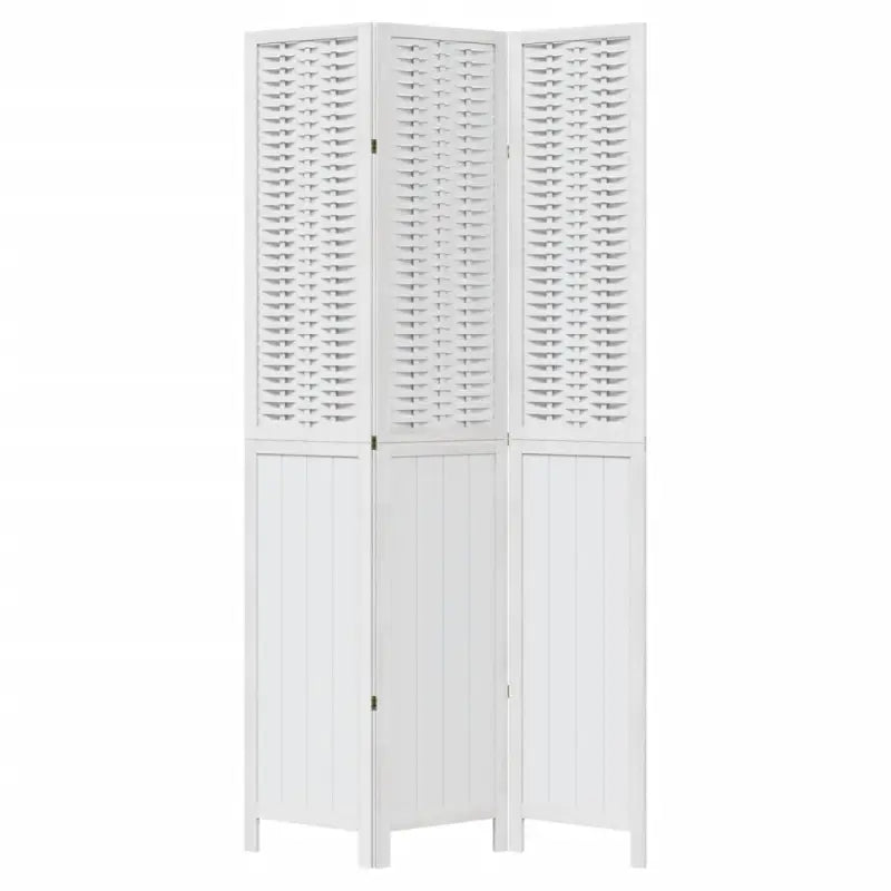 Kamerscherm van massief Paulowniahout met bewerkt hout en eenvoudig schoon ontwerp - Kamerschermen