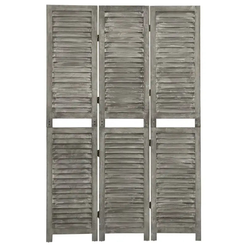 Kamerscherm van massief paulowniahout voor een stijlvolle indeling - 106.5 x 166 cm / 3 - Kamerschermen