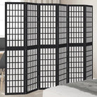 Kamerscherm van massief paulowniahout voor eenvoudig inwendig gebruik - 40 x 180 cm / 6 - Kamerschermen