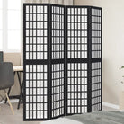 Kamerscherm van massief paulowniahout voor eenvoudig inwendig gebruik - 40 x 180 cm / 4 - Kamerschermen