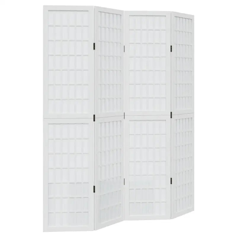 Kamerscherm van massief paulowniahout voor eenvoudig schoon en duurzaam gebruik - 40 x 180 cm / 4 - Kamerschermen