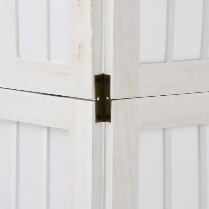 Kamerscherm van massief paulowniahout voor eenvoudig schoon en duurzaam gebruik - 40 x 180 cm / 4 - Kamerschermen