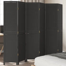 Kamerscherm van massief Paulowniahout voor gebruik binnenshuis - 40 x 180 cm / 6 - Kamerschermen