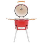 Keramische Kamado Grill met ingebouwde thermometer en mooie buitenafwerking - Barbecues