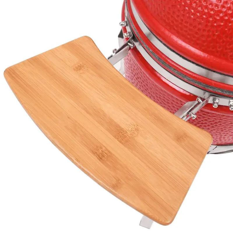 Keramische Kamado Grill met ingebouwde thermometer en mooie buitenafwerking - Barbecues