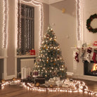 Kerstverlichting met een totale lengte van 11 meter en 1000 LED’s - Warmwit en donkergroen / 11 m / 1 - Kerstverlichting
