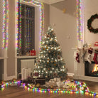 Kerstverlichting met een totale lengte van 11 meter en 1000 LED’s - Meerkleurig en donkergroen / 23 m / 1
