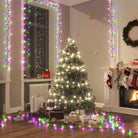 Kerstverlichting met een totale lengte van 13 meter en 400 LED’s - Pastel meerkleurig en donkergroen / 45 m / 1
