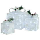 Kerstverlichting met glanzende stof Geschenkschalen voor feestdagen - Kerstverlichting